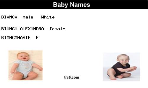 bianca-alexandra baby names